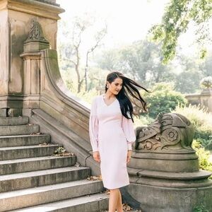 Rachel Parcell Blush Long Sleeve Dress